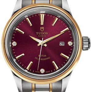 Tudor Damklocka M12103-0015 Style Röd/Gulguldtonat stål Ø28 mm