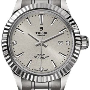 Tudor Damklocka M12110-0007 Style Silverfärgad/Stål Ø28 mm