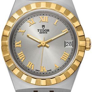 Tudor Damklocka M28403-0001 Royal Silverfärgad/18 karat gult guld