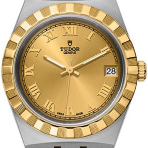 Tudor Damklocka M28403-0004 Royal Gulguldstonad/18 karat gult guld