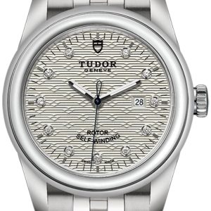 Tudor Damklocka M53000-0009 Glamour Date Silverfärgad/Stål Ø31 mm