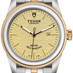 Tudor Damklocka M53003-0003 Glamour Date Gulguldstonad/Gulguldtonat