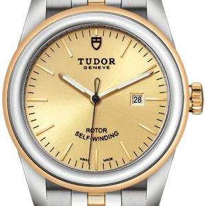 Tudor Damklocka M53003-0005 Glamour Date Gulguldstonad/Gulguldtonat