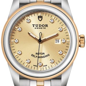 Tudor Damklocka M53003-0006 Glamour Date Gulguldstonad/18 karat gult