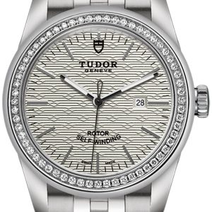 Tudor Damklocka M53020-0001 Glamour Date Silverfärgad/Stål Ø31 mm