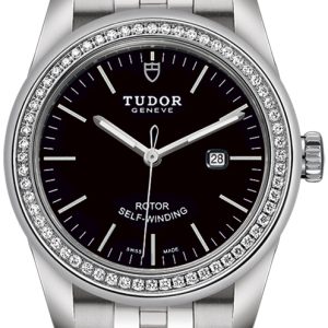 Tudor Damklocka M53020-0008 Glamour Date Svart/Stål Ø31 mm