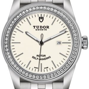 Tudor Damklocka M53020-0073 Glamour Date Vit/Stål Ø31 mm