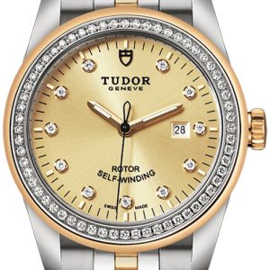 Tudor Damklocka M53023-0021 Glamour Date Gulguldstonad/Gulguldtonat