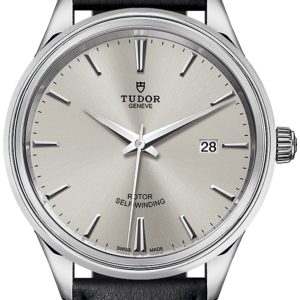 Tudor Herrklocka 12700-0005 Style Silverfärgad/Läder Ø41 mm