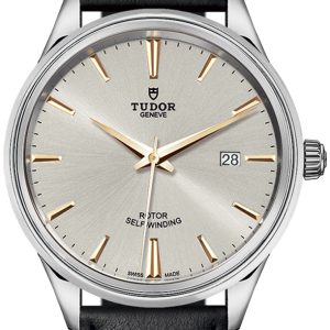 Tudor Herrklocka 12700-0018 Style Silverfärgad/Läder Ø41 mm