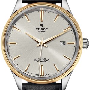 Tudor Herrklocka 12703-0008 Style Silverfärgad/Läder Ø41 mm