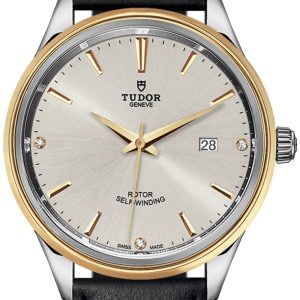 Tudor Herrklocka 12703-0011 Style Silverfärgad/Läder Ø41 mm