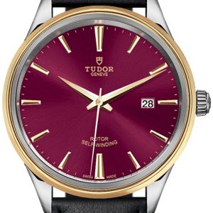 Tudor Herrklocka 12703-0014 Style Röd/Läder Ø41 mm