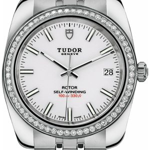 Tudor Herrklocka 21020-0010 Classic Date Vit/Stål Ø38 mm