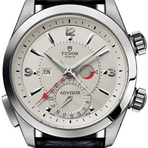 Tudor Herrklocka 79620t-0003 Heritage Advisor Silverfärgad/Läder