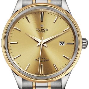 Tudor Herrklocka M12703-0001 Style Gulguldstonad/18 karat gult guld