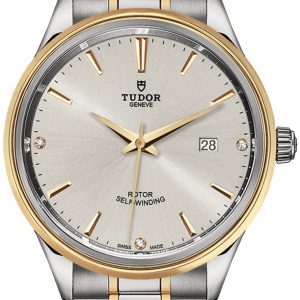 Tudor Herrklocka M12703-0005 Style Silverfärgad/Gulguldtonat stål