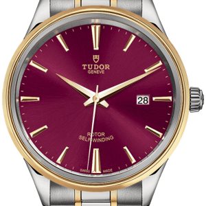 Tudor Herrklocka M12703-0013 Style Röd/Gulguldtonat stål Ø41 mm