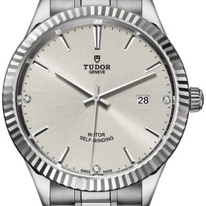 Tudor Herrklocka M12710-0007 Style Silverfärgad/Stål Ø41 mm