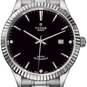 Tudor Herrklocka M12710-0009 Style Svart/Stål Ø41 mm