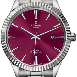 Tudor Herrklocka M12710-0015 Style Röd/Stål Ø41 mm