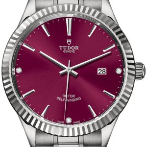 Tudor Herrklocka M12710-0019 Style Röd/Stål Ø41 mm