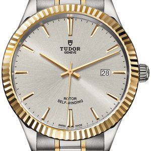 Tudor Herrklocka M12713-0003 Style Silverfärgad/Gulguldtonat stål