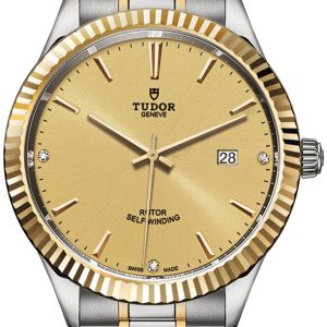 Tudor Herrklocka M12713-0007 Style Gulguldstonad/Gulguldtonat stål