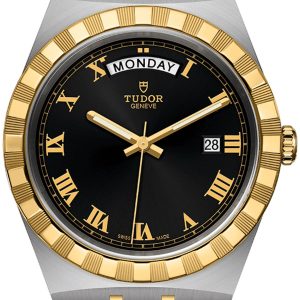 Tudor Herrklocka M28603-0003 Royal Svart/18 karat gult guld Ø41 mm