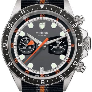 Tudor Herrklocka M70330N-0004 Heritage Chrono Flerfärgad/Textil Ø42