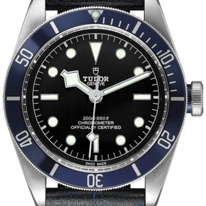 Tudor Herrklocka M79230B-0007 Heritage Svart/Läder Ø41 mm