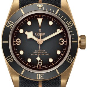 Tudor Herrklocka M79250BA-0002 Black Bay Grå/Textil Ø43 mm