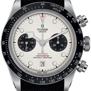 Tudor Herrklocka M79360N-0008 Black Bay Vit/Textil Ø41 mm