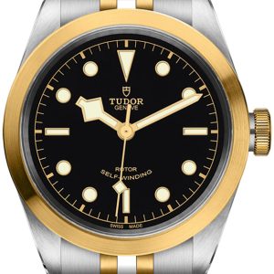 Tudor Herrklocka M79543-0001 Black Bay Svart/Gulguldtonat stål Ø41