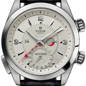 Tudor Herrklocka M79620T-0011 Heritage Silverfärgad/Läder Ø42 mm