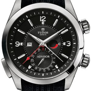 Tudor Herrklocka M79620TN-0004 Heritage Advisor Svart/Textil Ø42 mm