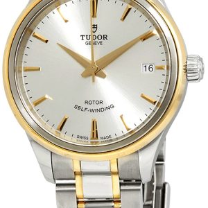 Tudor M12303-0002 Style Silverfärgad/Gulguldtonat stål Ø34 mm