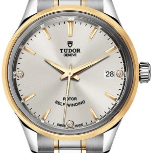 Tudor M12303-0005 Style Silverfärgad/Gulguldtonat stål Ø34 mm