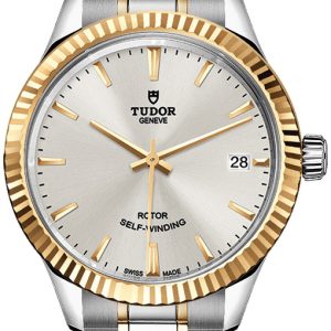 Tudor M12313-0003 Style Silverfärgad/Gulguldtonat stål Ø34 mm