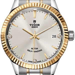 Tudor M12313-0009 Style Silverfärgad/Gulguldtonat stål Ø34 mm