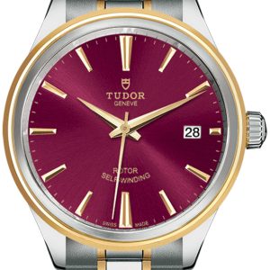 Tudor M12503-0013 Style Röd/Gulguldtonat stål Ø38 mm