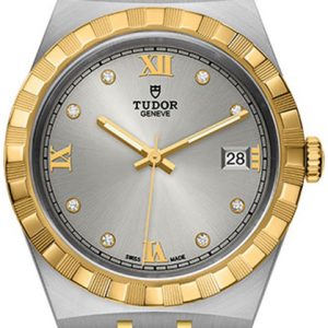 Tudor M28503-0002 Royal Silverfärgad/18 karat gult guld Ø38 mm