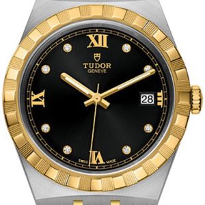 Tudor M28503-0004 Royal Svart/18 karat gult guld Ø38 mm