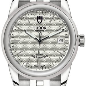 Tudor M55000-0003 Glamour Date Silverfärgad/Stål Ø36 mm