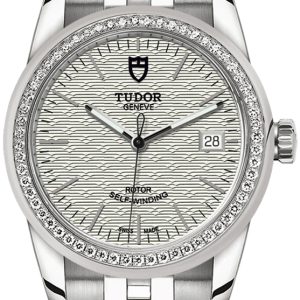 Tudor M55020-0002 Glamour Date Silverfärgad/Stål Ø36 mm