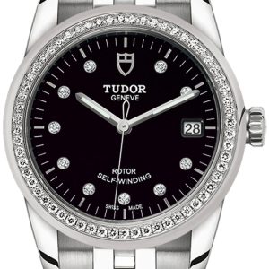 Tudor M55020-0007 Glamour Date Svart/Stål Ø36 mm