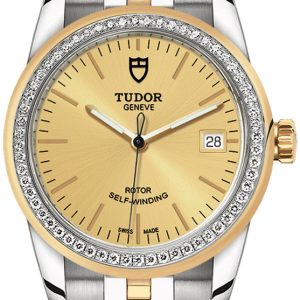 Tudor M55023-0025 Glamour Date Gulguldstonad/Gulguldtonat stål Ø36