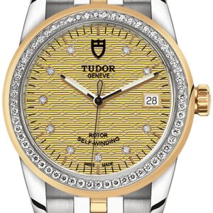 Tudor M55023-0028 Glamour Date Gulguldstonad/Gulguldtonat stål Ø36