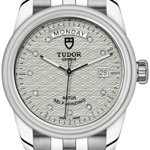 Tudor M56000-0004 Glamour Day-Date Silverfärgad/Stål Ø39 mm