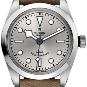 Tudor M79500-0015 Black Bay Silverfärgad/Läder Ø36 mm